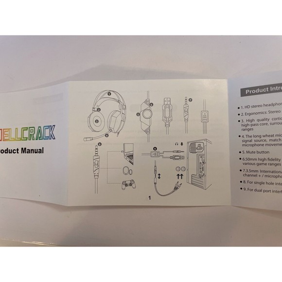 COPY - Hellcrack Gaming Headsets - USB Wired Headphones - NIB - Picture 11 of 13